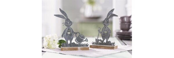 Edelstahl Osterdeko