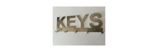 Edelstahl Wandtattoo