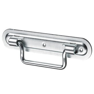 Hettich Kistengriff, BA 130 mm, 162 x 32 mm, Stahl verzinkt, 10 Stück