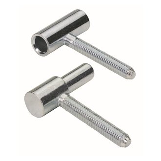 Scharnier 25 x 19mm Messing matt