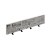 HETTICH Hakenleiste/Motivgarderobe 4 Haken Zeitung verschiedene Aufdrucke, 500 x 100 x 25mm
