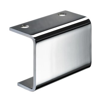 Hettich Möbelfuß, 70 x 90 x 43 mm, Stahl verchromt
