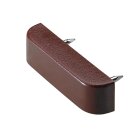 Hettich Bodenträger 2 Nägel, 40 x 10 x 15mm, Kunststoff, braun, 12 Stück