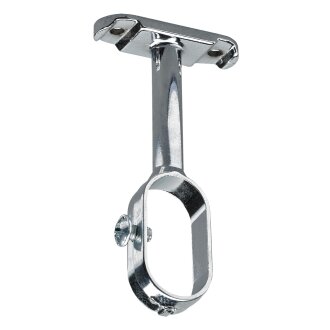HETTICH Schrankrohrmittellager mit Schraube, Ø 15 x 30 mm, Zinkdruckguss, verchromt