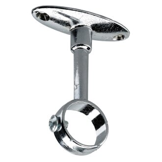 Hettich Schrankrohrmittellager mit Schraube, Ø 20mm, vernickelt