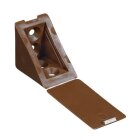 HETTICH Eckverbinder 31 x 31 x 24 mm braun, 4 Stück