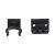 Clips für Sockelverstellfuß 25mm Kunststoff schwarz 4 Stück