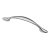 HETTICH Griff, Zinkdruckguss, Edelstahl-Optik, BA96mm