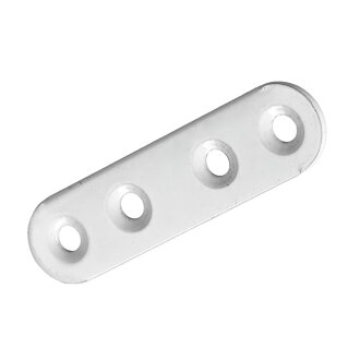 HETTICH Verbindungsblech, 60 x15 mm, weiß, 25 Stück
