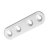 HETTICH Verbindungsblech, 60 x15 mm, weiß, 25 Stück