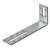 HETTICH Verstellwinkel, 30 x 55 x 140 x 2 mm, Stahl, verzinkt