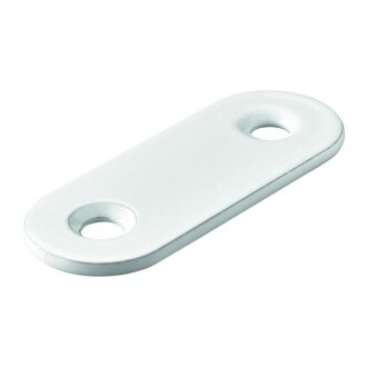 HETTICH Verbindungsblech 40mm weiß, 12 Stück
