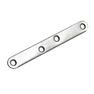 HETTICH Verbindungsblech, 15 x 120 x 1,5 mm, Edelstahl matt