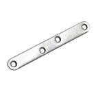 HETTICH Verbindungsblech, 15 x 120 x 1,5 mm, Edelstahl matt