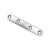 HETTICH Verbindungsblech, 15 x 100 x 2 mm, Stahl, verzinkt, 12 Stück
