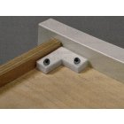 Schubkastenstabilisator 35 x 35 x 8mm weiß 4 Stück