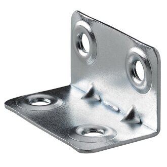 HETTICH Längswinkel, 37 x 20 x 20 mm, Stahl verzinkt
