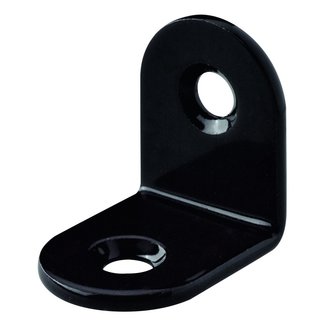 Stuhlwinkel 20 x 20 x 15mm schwarz  10 Stück