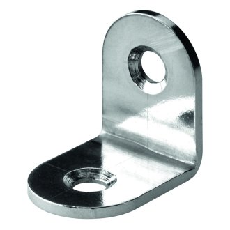 Stuhlwinkel, 15 x 20 x 20 x 2 mm, Edelstahl, matt  10 Stück