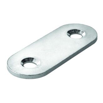 HETTICH Verbindungsblech, 15 x 40 x 1,5 mm, Edelstahl, matt