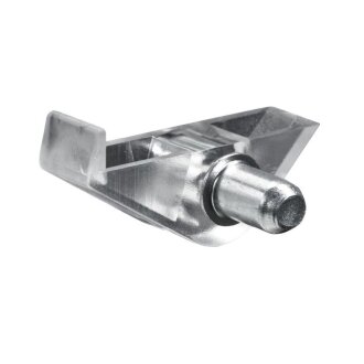 HETTICH Fachbodensicherung, 9,5 x 26 x 7 mm, transparent, 8 Stück