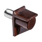 HETTICH Bodenträger safety, 5mm, braun, 100 Stück