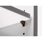 HETTICH Bodenträger safety, 5mm, braun, 100 Stück