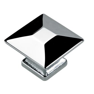 Hettich Möbelknopf, 25 x 25 x 18mm, verchromt