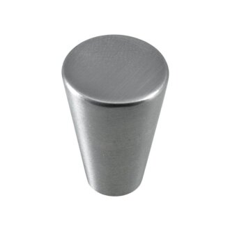 Knopf Zinkdruckguss Edelstahl-Optik D20mm