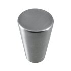 Knopf Zinkdruckguss Edelstahl-Optik Ø20mm