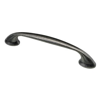 HETTICH Möbelgriff, BA128mm, Zinkdruckguss, brüniert, 154 x 19 x 27,5mm