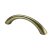 HETTICH Möbelgriff, BA64 mm, Zinkdruckguss, vermessingt, brüniert, 79x10x23
