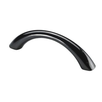HETTICH Möbelgriff, Zinkdruckguss verchromt, schwarz, BA 64 mm