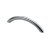 HETTICH Möbelgriff, BA96 mm, Stahl, Aluminium-Optik, Ø10x112,50x30