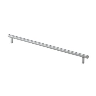 Hettich Möbelgriff, Stahl, Aluminium-Optik, BA 320 mm