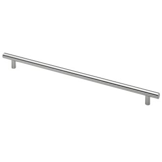 Hettich Möbelgriff, Stahl, Edelstahl-Optik, BA 320 mm