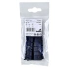 Hettich Unterlegkeil zum Abknipsen, 8 x 20 x 100 mm, Kunststoff, schwarz, 4 Stück