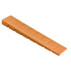 Hettich Unterlegkeil zum Abknipsen, 8 x 20 x 100 mm, Kunststoff, hellbraun, 4 Stück
