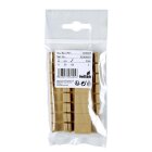 Hettich Unterlegkeil zum Abknipsen, 8 x 20 x 100 mm, Kunststoff, hellbraun, 4 Stück