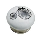 Hettich Möbelknopf Fahrrad, Ø 40mm, Porzellan...