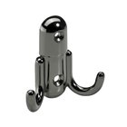 Mantelhaken schwarz verchromt 55 x 60 x 22mm