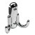 HETTICH Mantelhaken, 55 x 60 x 22 mm, Zinkdruckguss verchromt