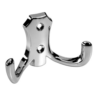 HETTICH Mantelhaken, 77 x 47 x 30 mm, Zinkdruckguss verchromt