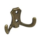 Mantelhaken, 77 x 47 x 30 mm, Zinkdruckguss vermessingt,...