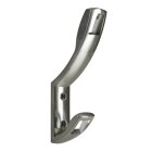HETTICH Hut/Mantelhaken, 25 x 155 x 65mm, Edelstahl-Optik