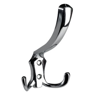 HETTICH Hut- und Mantelhaken, 77 x 125 x 75 mm, Zinkdruckguss verchromt