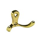 Mantelhaken vermessingt 58 x 31 x 29mm