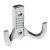 HETTICH Mantelhaken, 78 x 58 x 31 mm, Zinkdruckguss verchromt