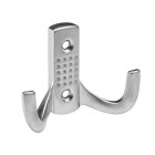 HETTICH Mantelhaken, Zinkdruckguss, Aluminium Optik, 78 x...