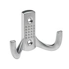 Mantelhaken Aluminium-Optik  49 x 49 x 27mm